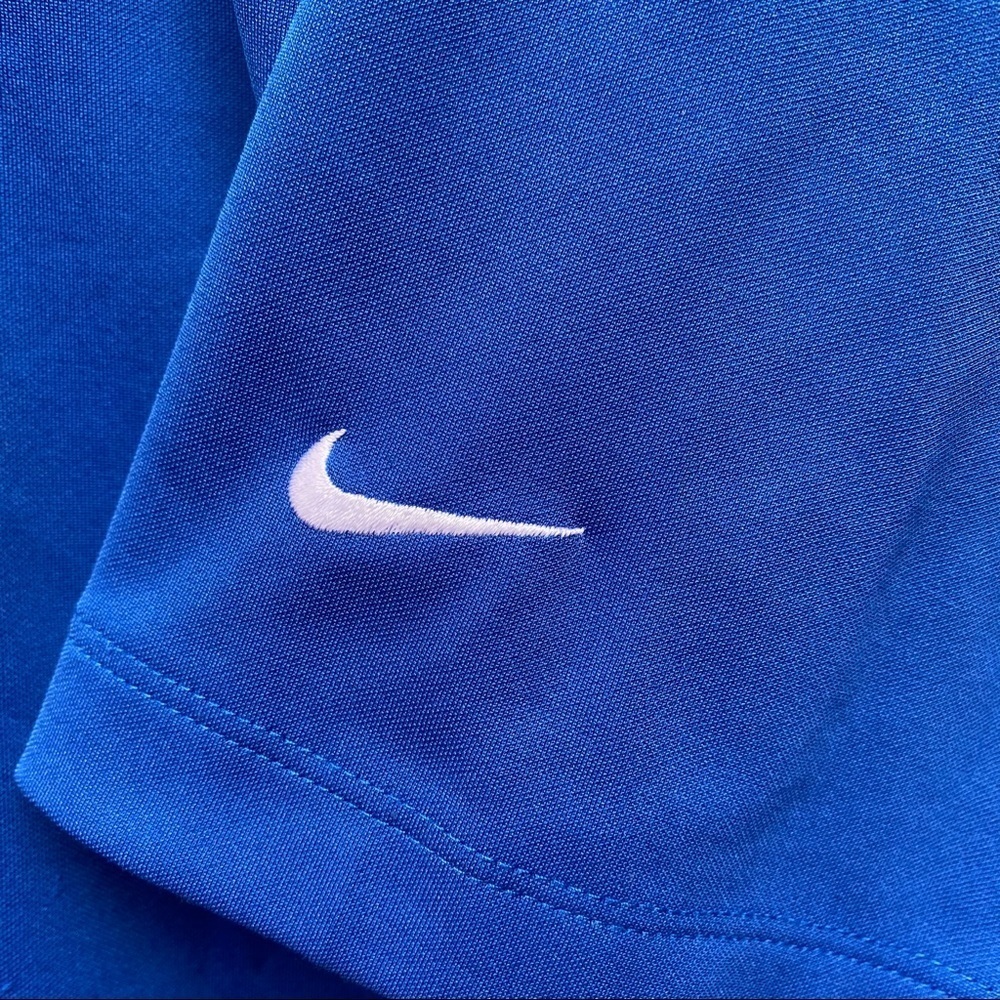 Nike Golf Blue Dry Fit Polo Shirt - Picture 4 of 7